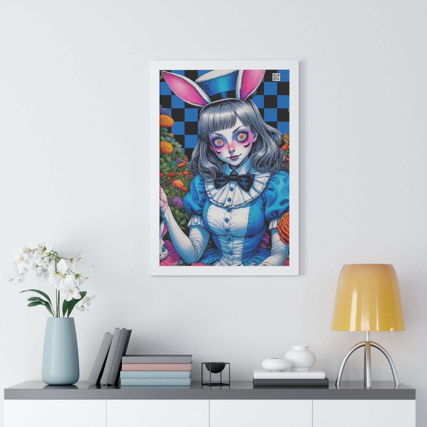 Alice Daydream V2 - Framed Vertical Poster