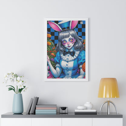 Alice Daydream V2 - Framed Vertical Poster