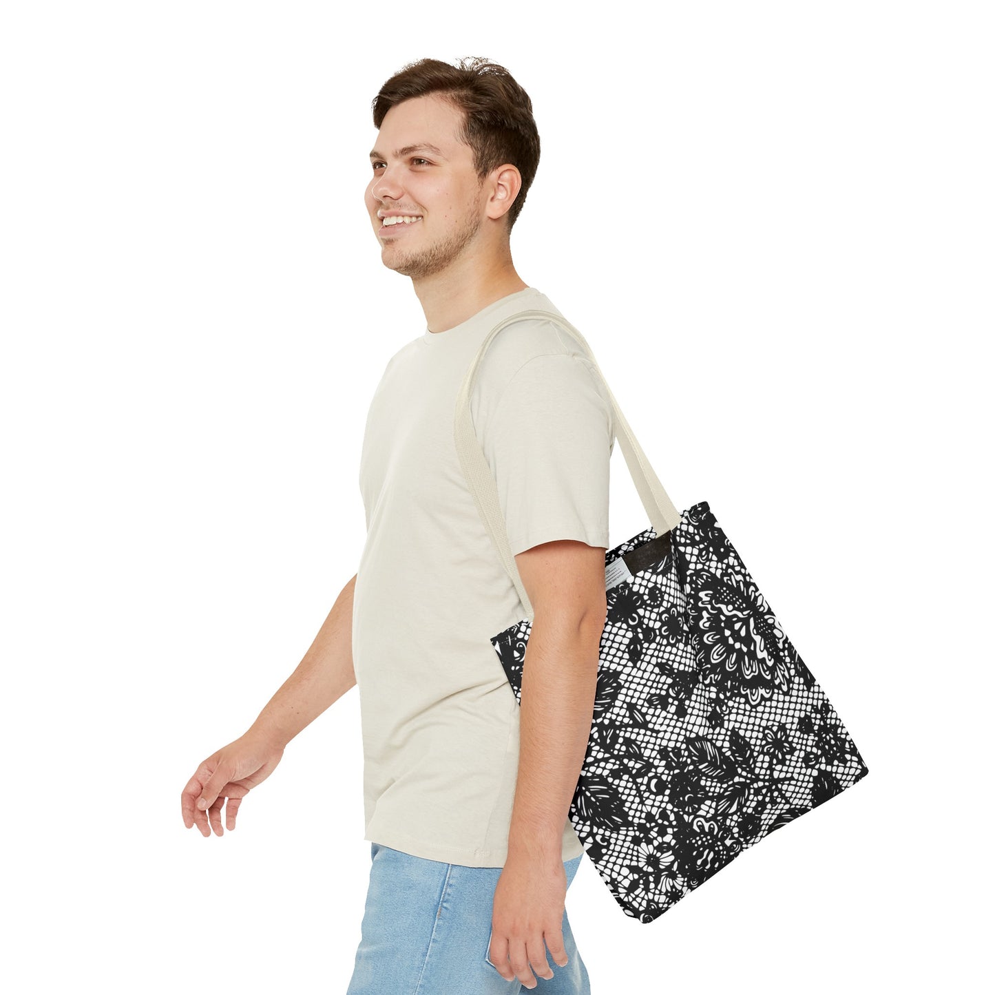 Just Flower Lace Tote Bag
