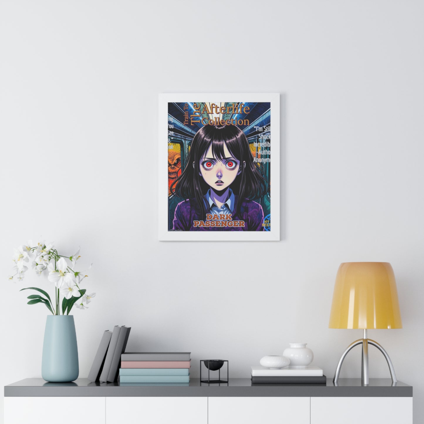 Train To The Afterlife B4 Framed Vertical Poster