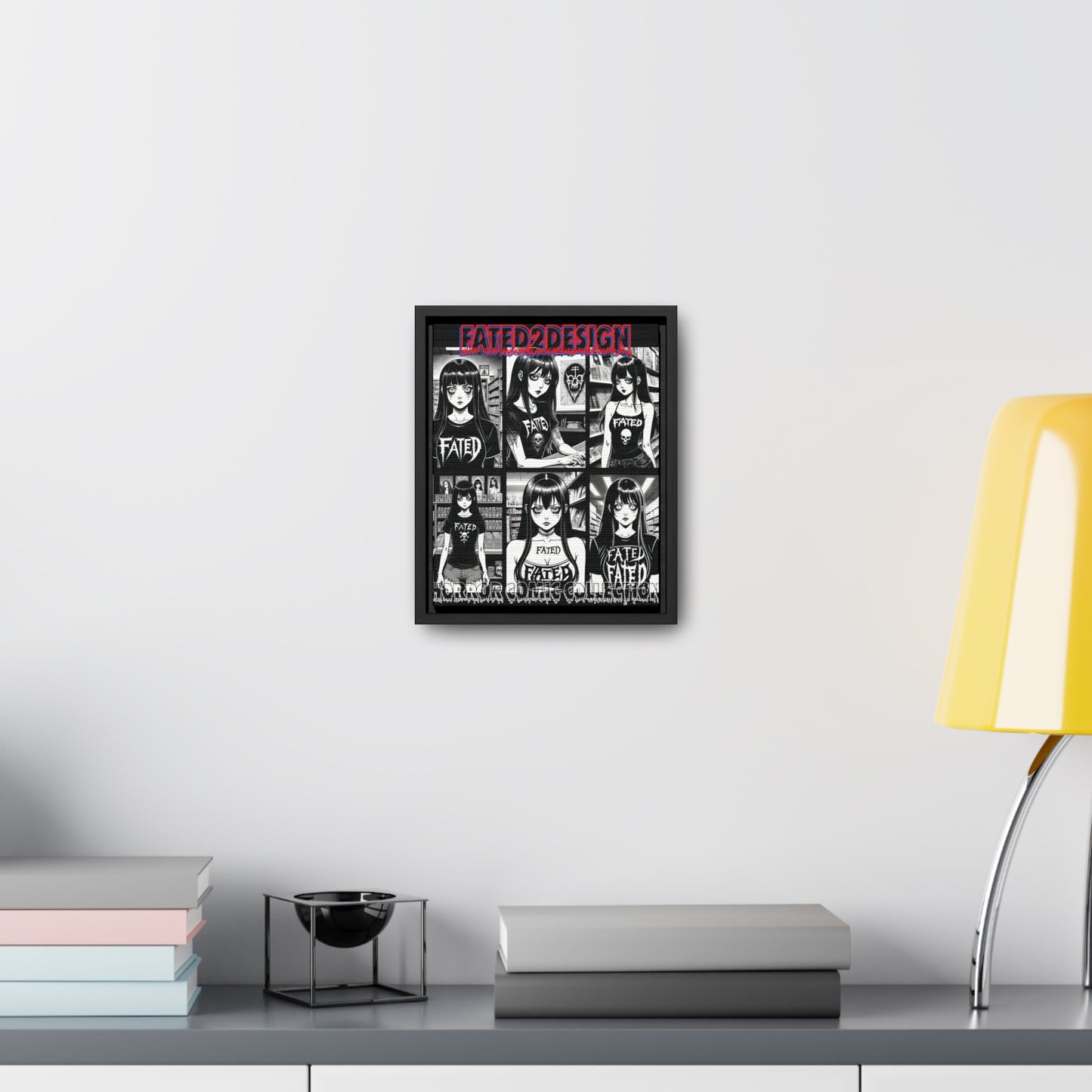 Horror Comic Collection Framed Wall Art