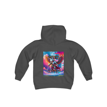The Knight - Fate and Magic - Youth Heavy Blend Hooded Sweatshirt