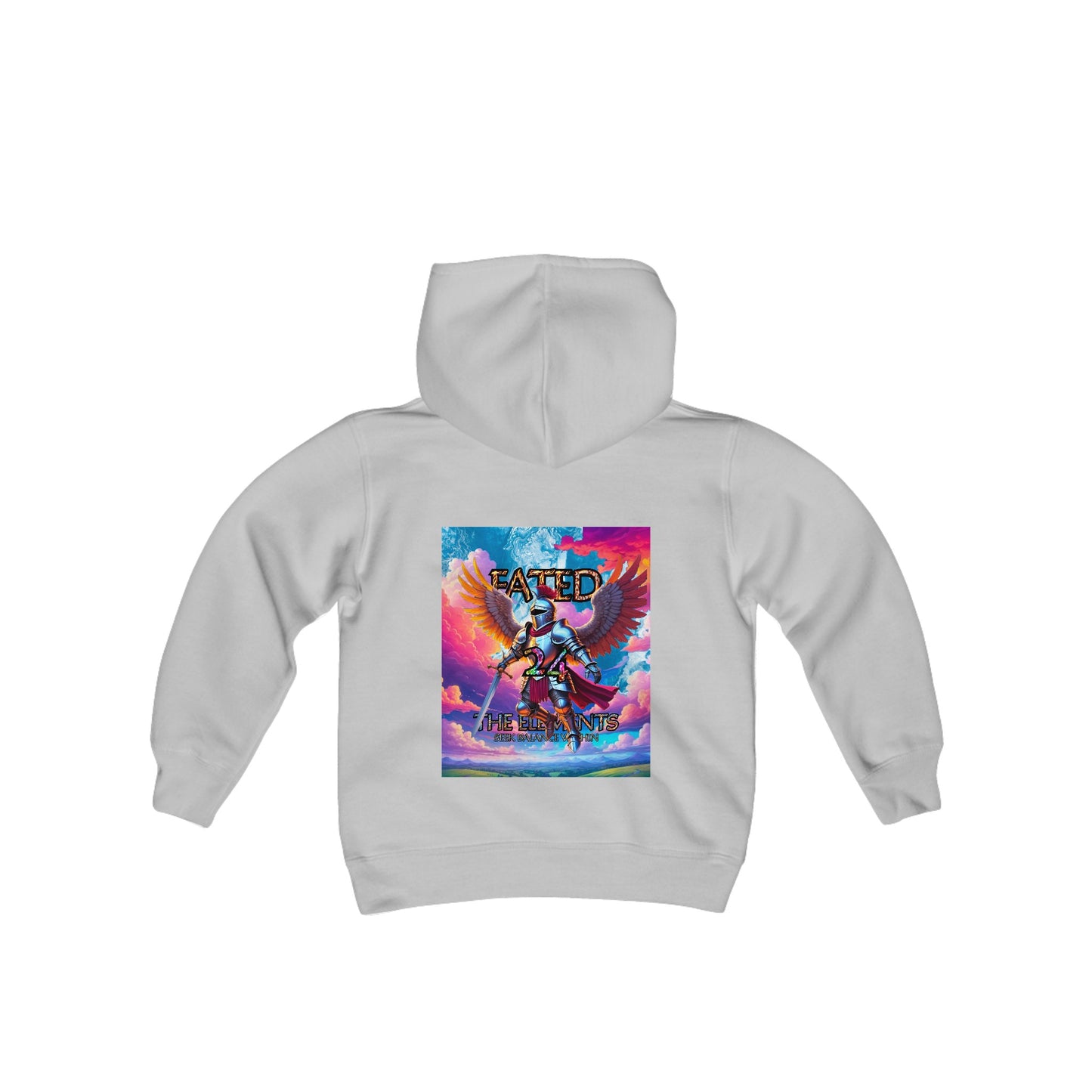 The Knight - Fate and Magic - Youth Heavy Blend Hooded Sweatshirt