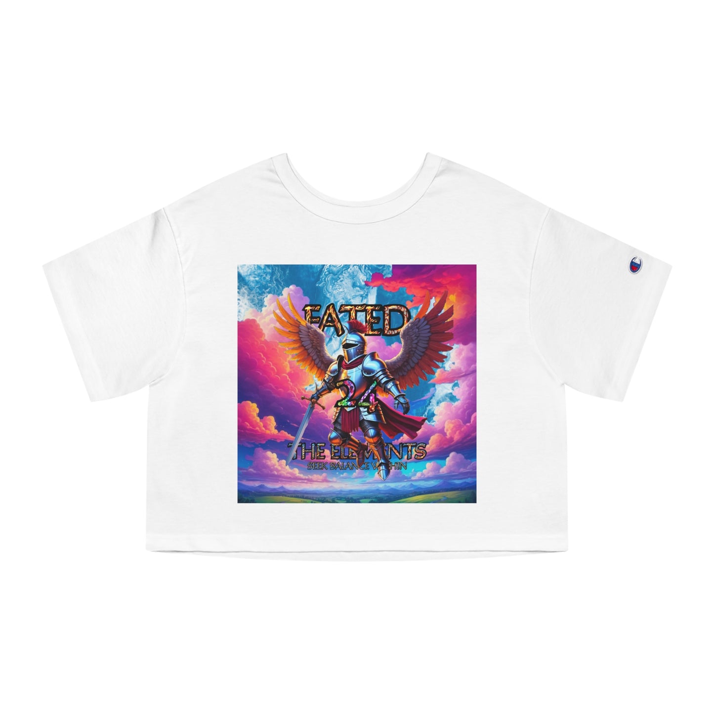 The Knight - Fate and Magic - Champion Cropped T-Shirt
