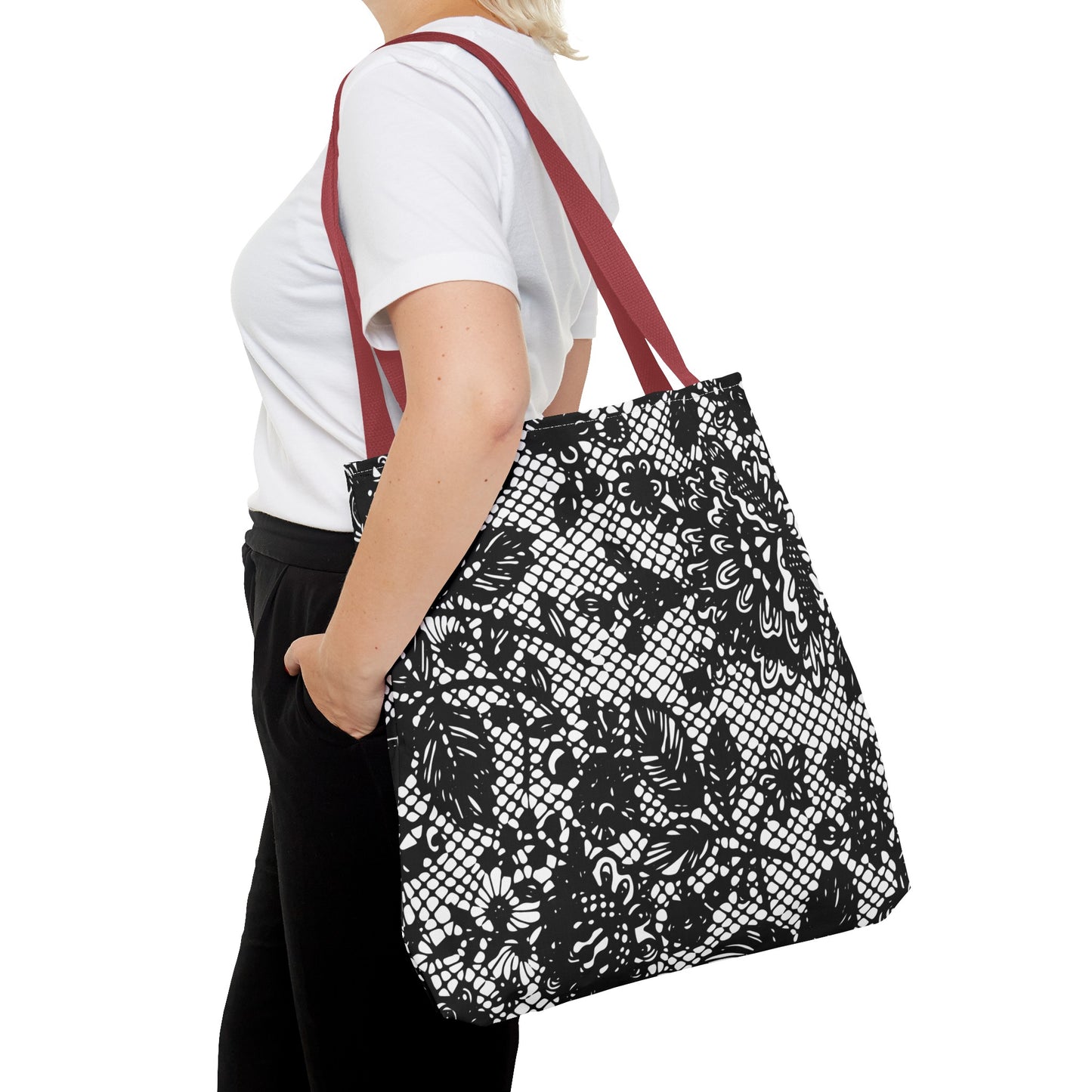 Just Flower Lace Tote Bag