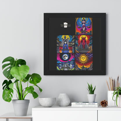Major Arcana 3 of 4 Framed Vertical Poster