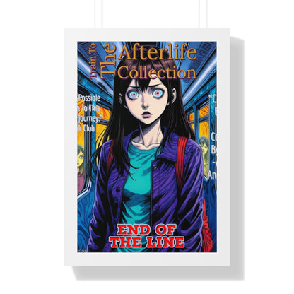 Train To The Afterlife B5 Framed Vertical Poster