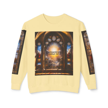 Virtue - Divine Tragedy - Unisex Lightweight Crewneck Sweatshirt
