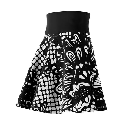 Split V2 Flower Lace Fated MC Alice Women's Skater Skirt