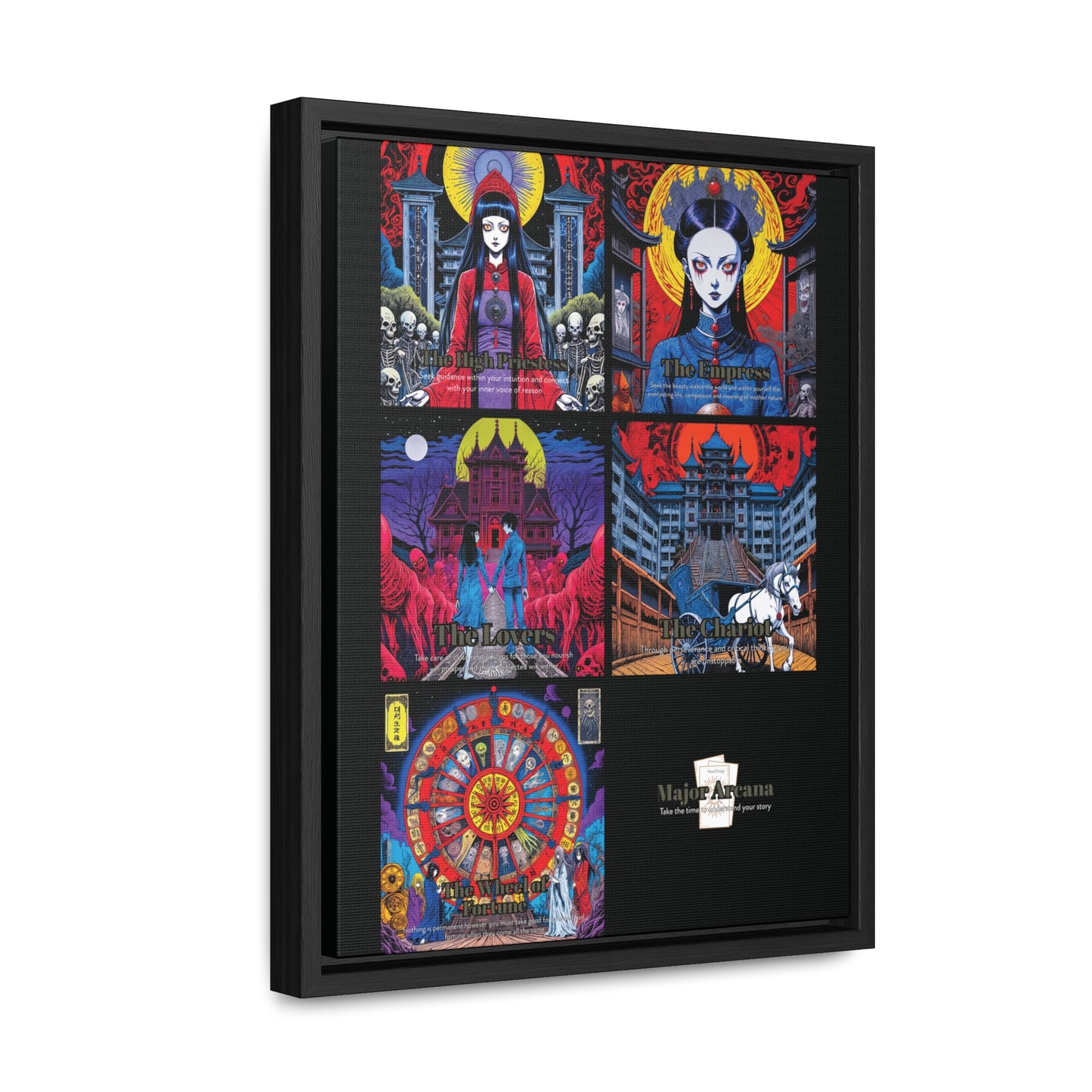 Major Arcana 2 of 4 - Framed Wall Art