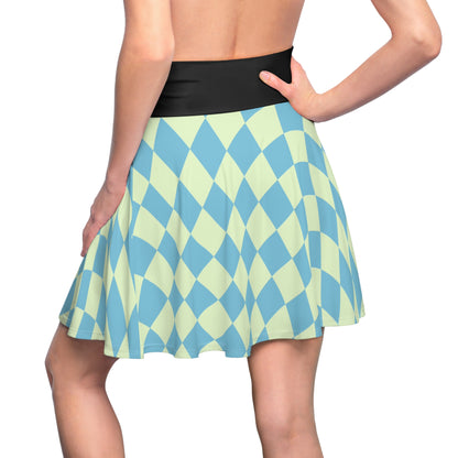 Light Blue Daydream Alice Women's Skater Skirt