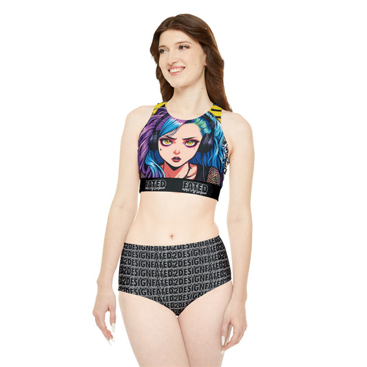 Metal Mermaids - Sporty Bikini Set
