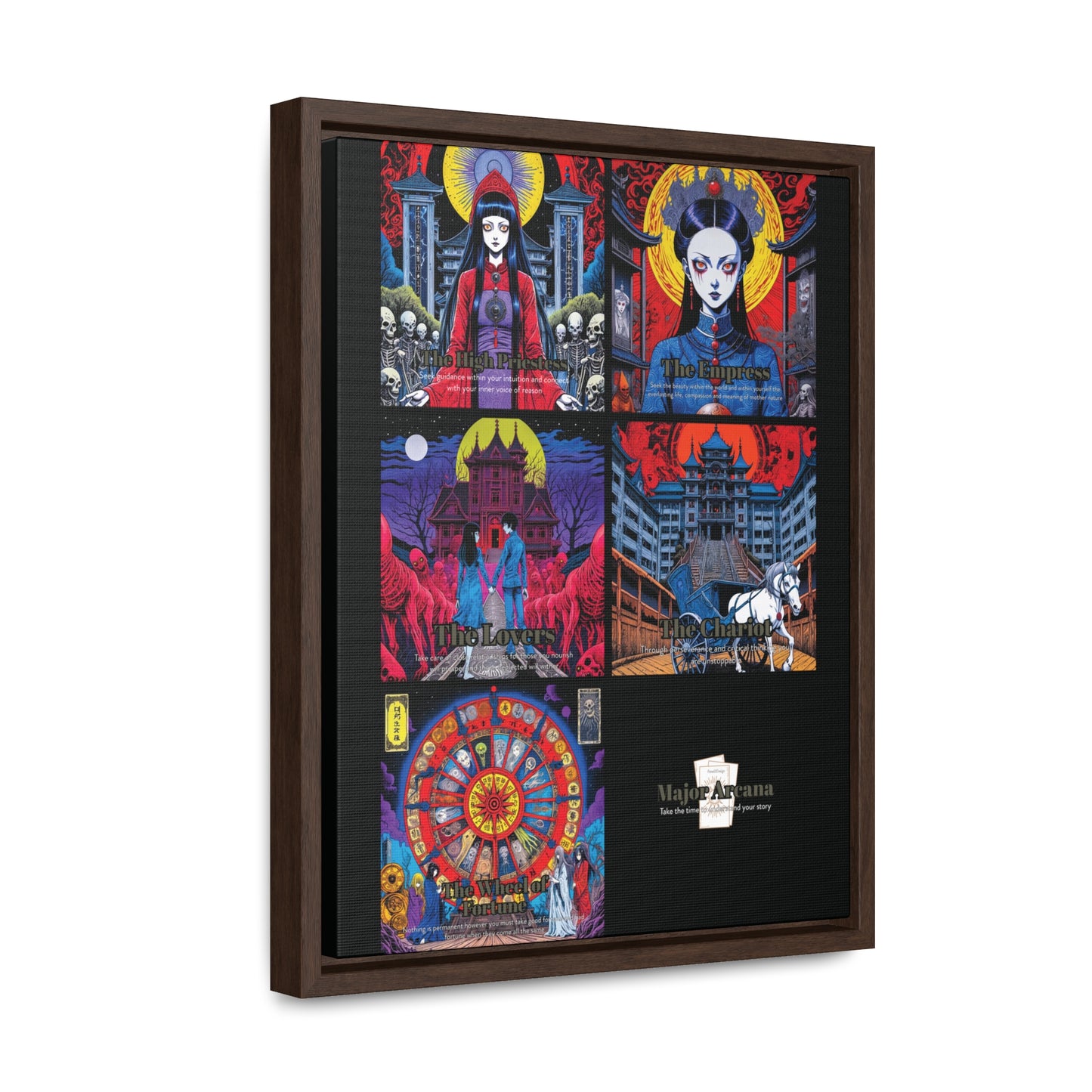 Major Arcana 2 of 4 - Framed Wall Art