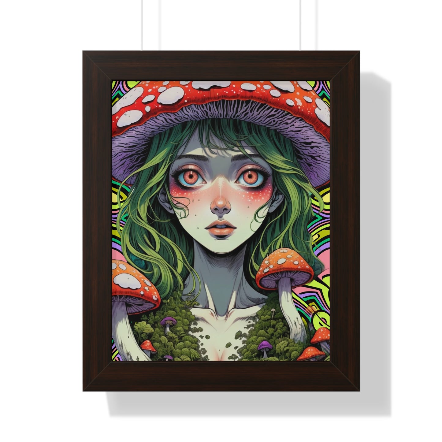 One With Nature - Framed Vertical Poster