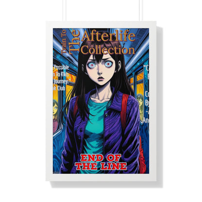 Train To The Afterlife B5 Framed Vertical Poster