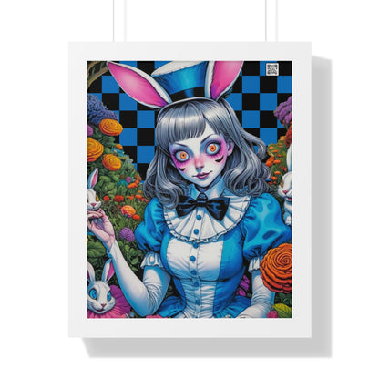 Alice Daydream V2 - Framed Vertical Poster