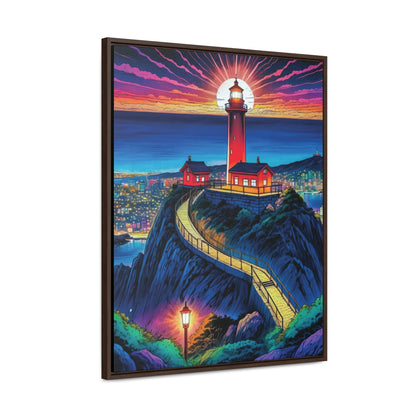 The Cliff Lighthouse 2 - Framed Wall Art