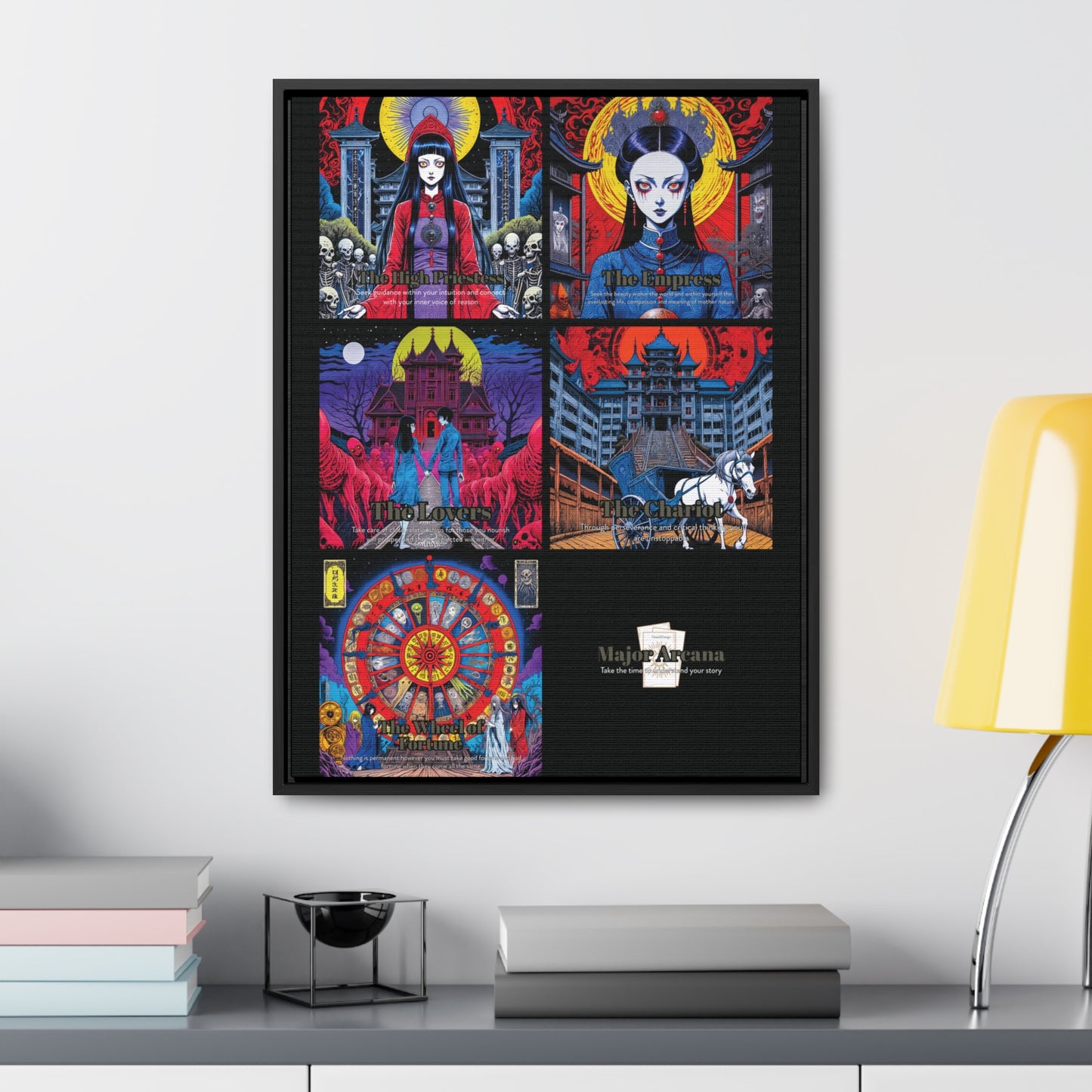 Major Arcana 2 of 4 - Framed Wall Art