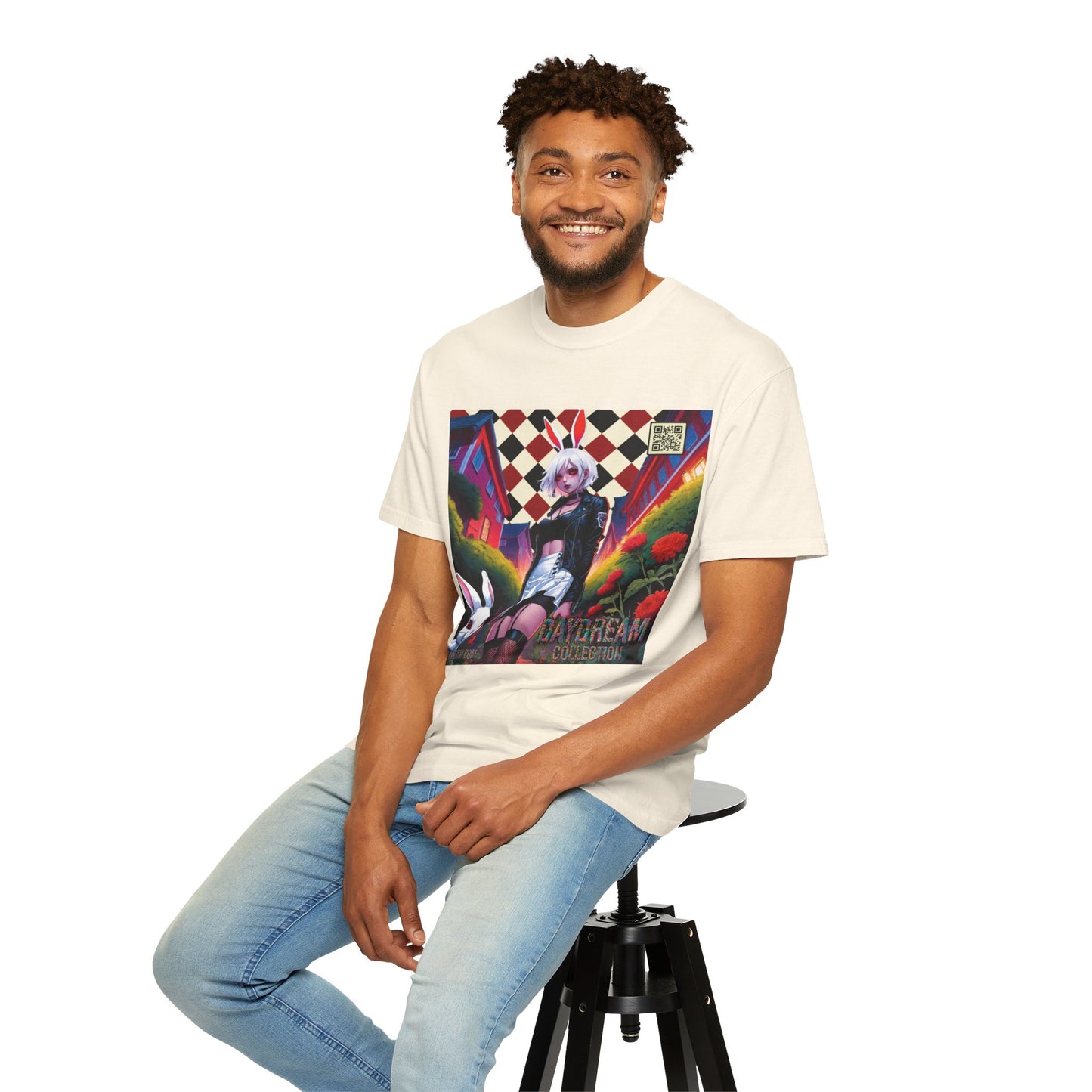 Black and Red V2 Checkered The Daydream Collection - Unisex T-shirt