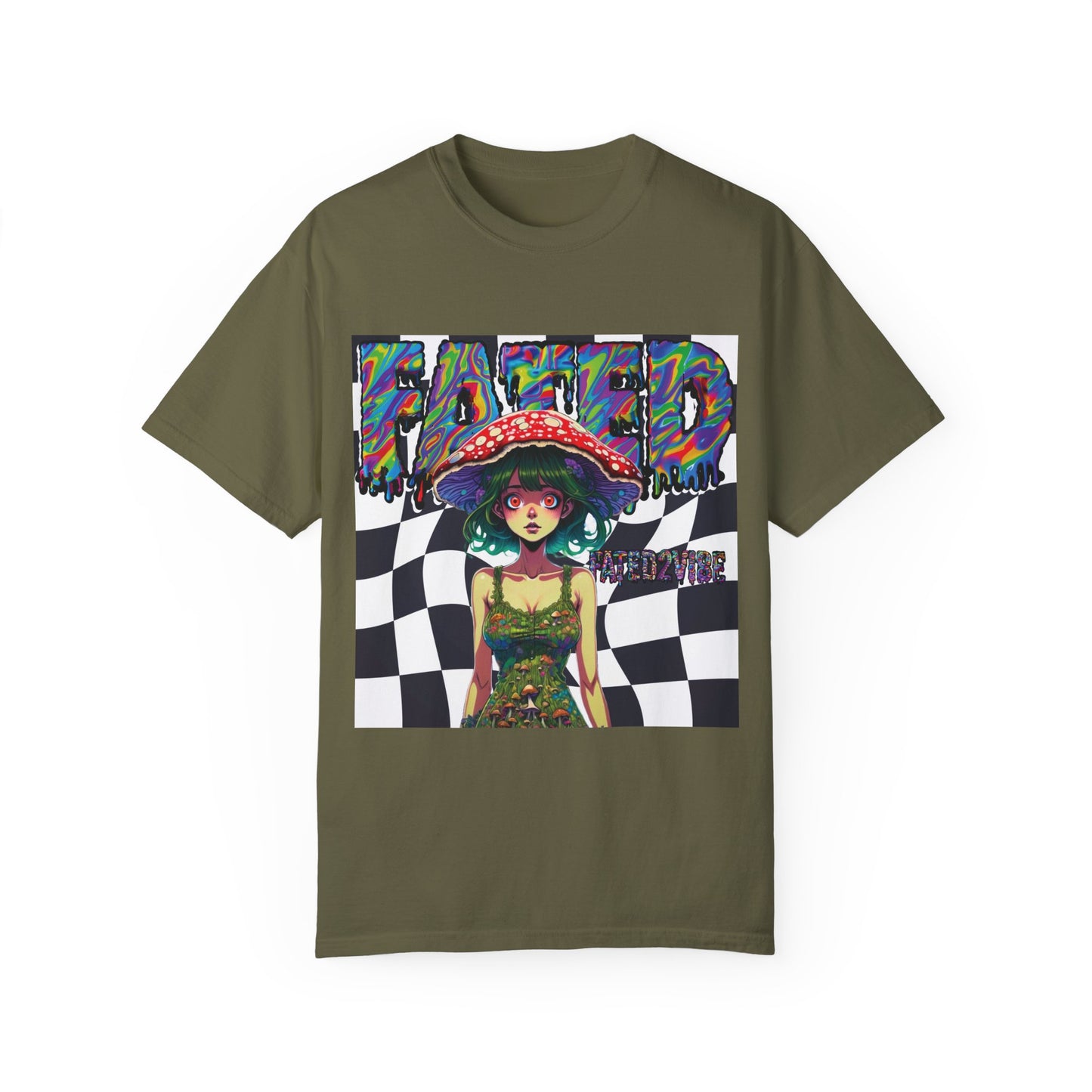 Fated2VIBE Checkered Print - Unisex T-shirt