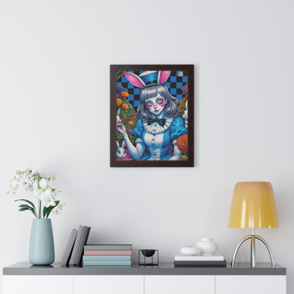 Alice Daydream V2 - Framed Vertical Poster