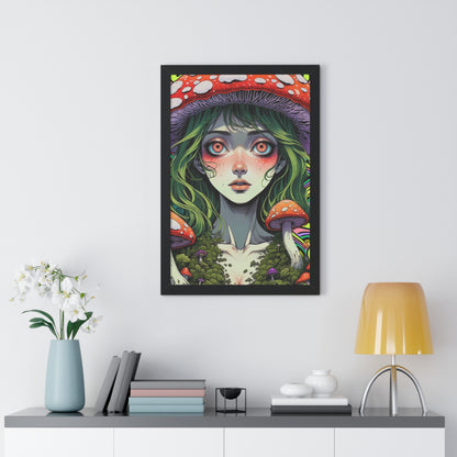 One With Nature - Framed Vertical Poster