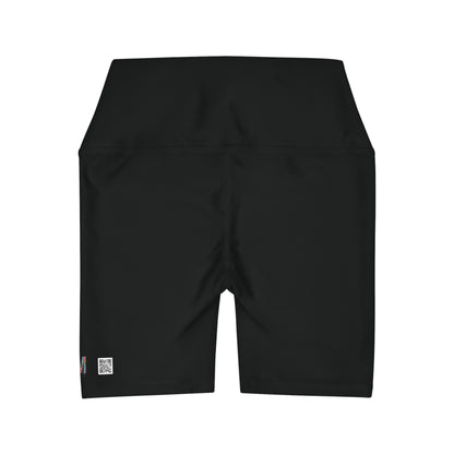 Blackout Daydream Alice High Waisted Yoga Shorts