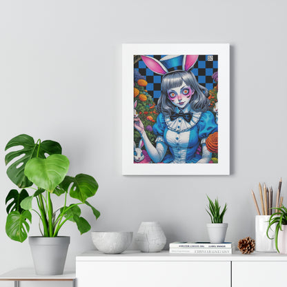 Alice Daydream V2 - Framed Vertical Poster
