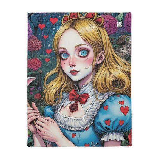 Far Out Alice - Daydream - Double Sided Print Artwork Microfiber Blanket