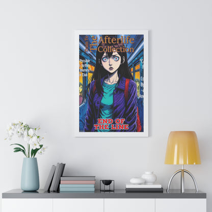 Train To The Afterlife B5 Framed Vertical Poster