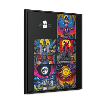 Major Arcana 3 of 4 - Framed Wall Art