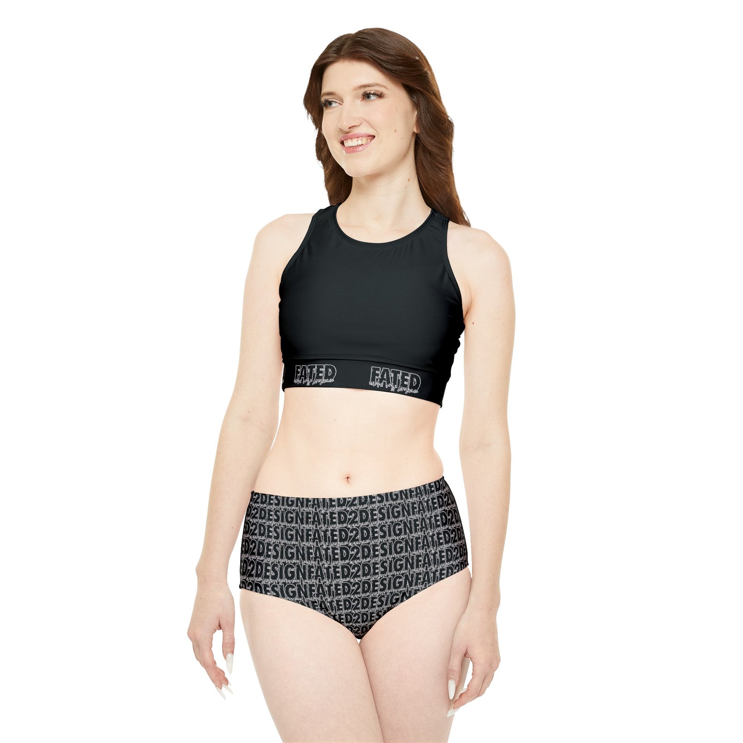 Metal Mermaids Simple - Sporty Bikini Set