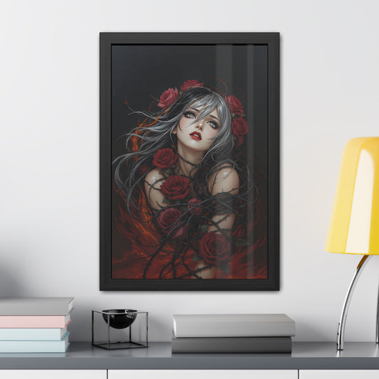 Roses - Ephemeral Love Framed Poster - Fated Art Print