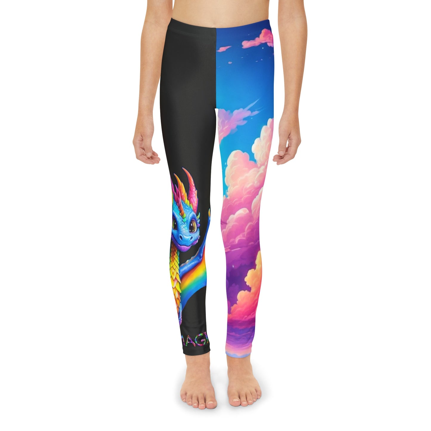 The Nova Dragon V2 Split - Fate and Magic - Youth Full-Length Leggings