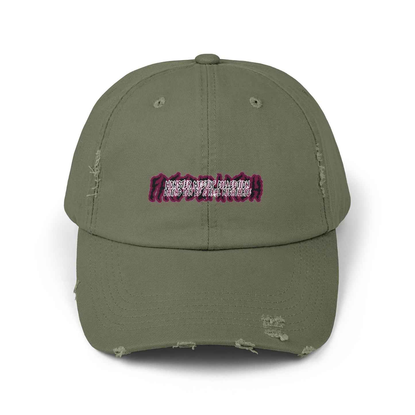 Monster Meetup Hat - Unisex Distressed Cap