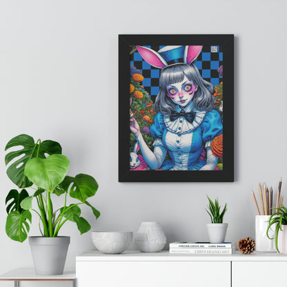 Alice Daydream V2 - Framed Vertical Poster