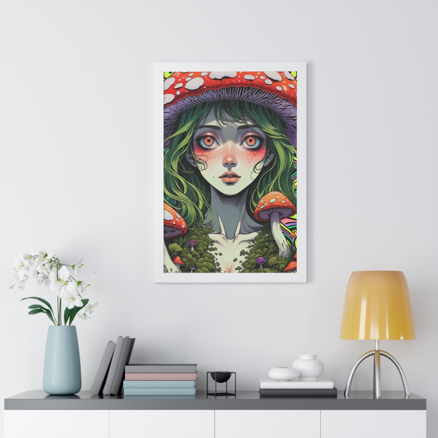One With Nature - Framed Vertical Poster