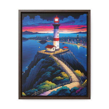The Cliff Lighthouse 6 - Framed Wall Art