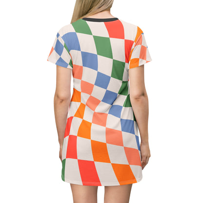 Twisted Multi Daydream Alice T-Shirt Dress