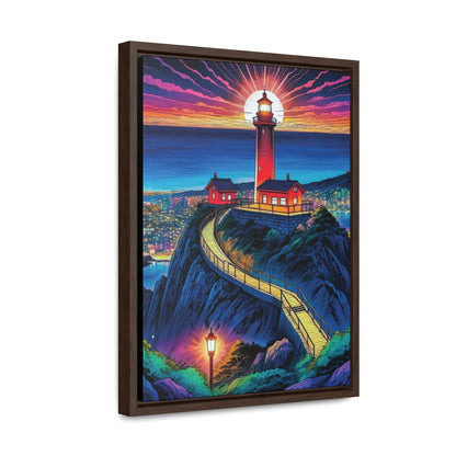 The Cliff Lighthouse 2 - Framed Wall Art