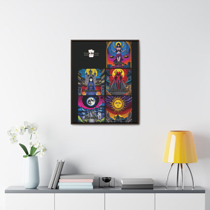 Major Arcana 3 of 4 - Framed Wall Art