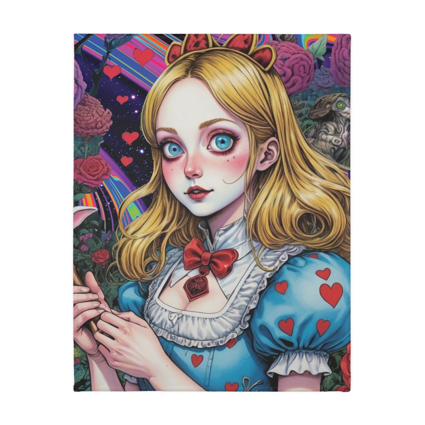 Far Out Alice - Daydream - Double Sided Print Artwork Microfiber Blanket
