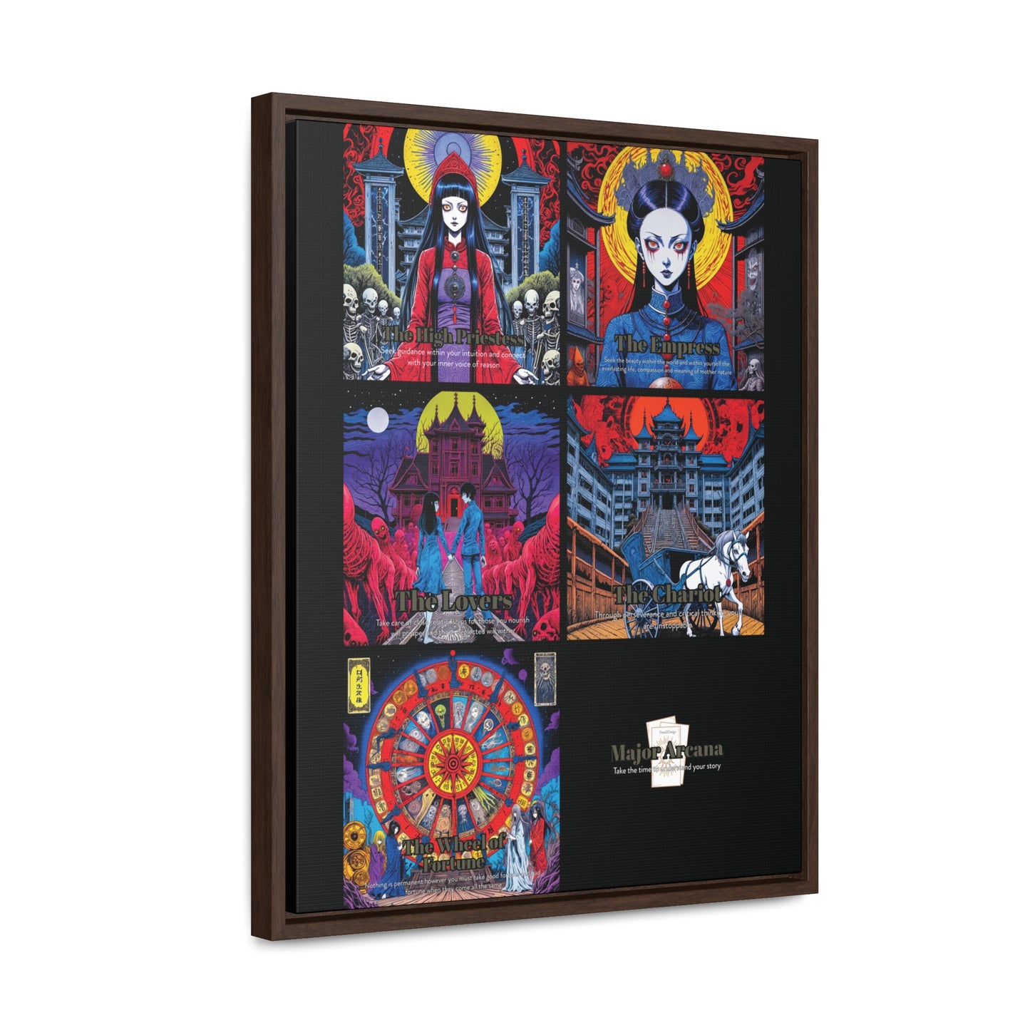 Major Arcana 2 of 4 - Framed Wall Art