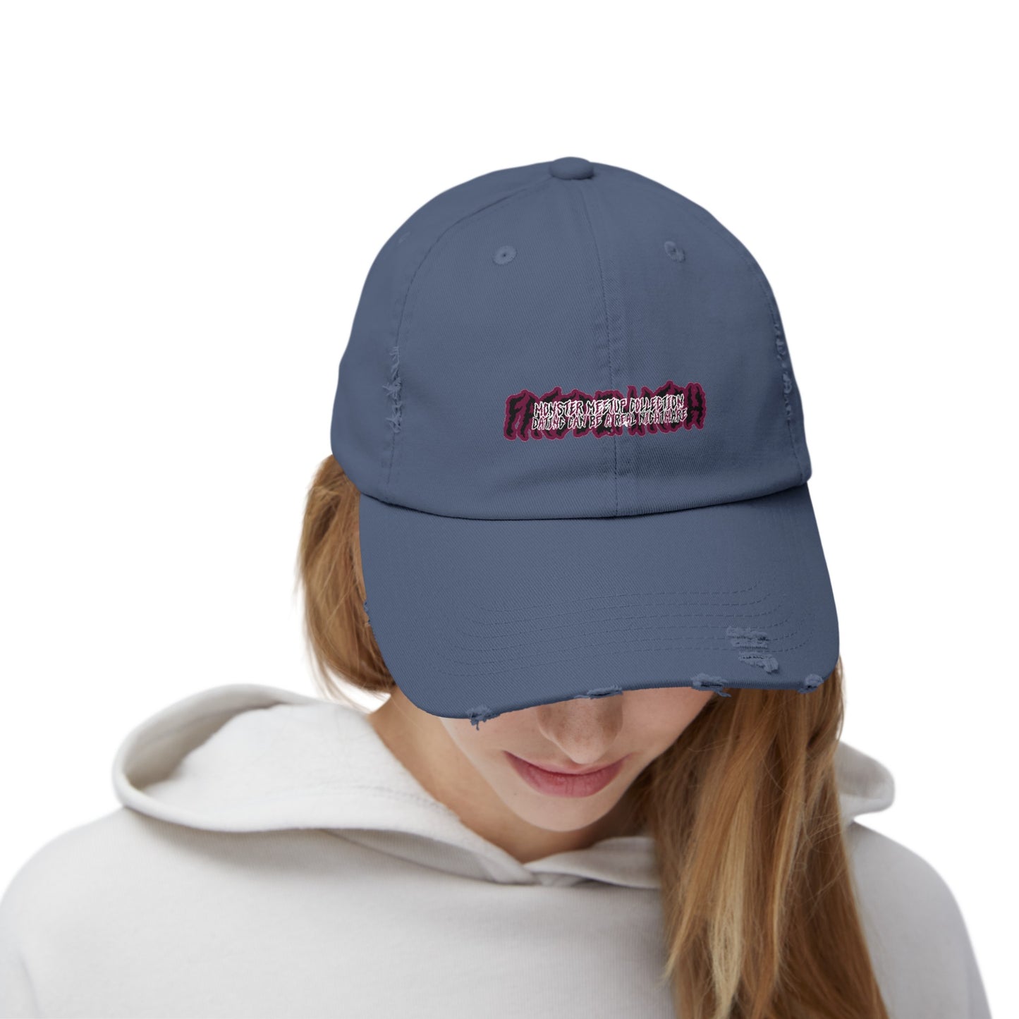 Monster Meetup Hat - Unisex Distressed Cap