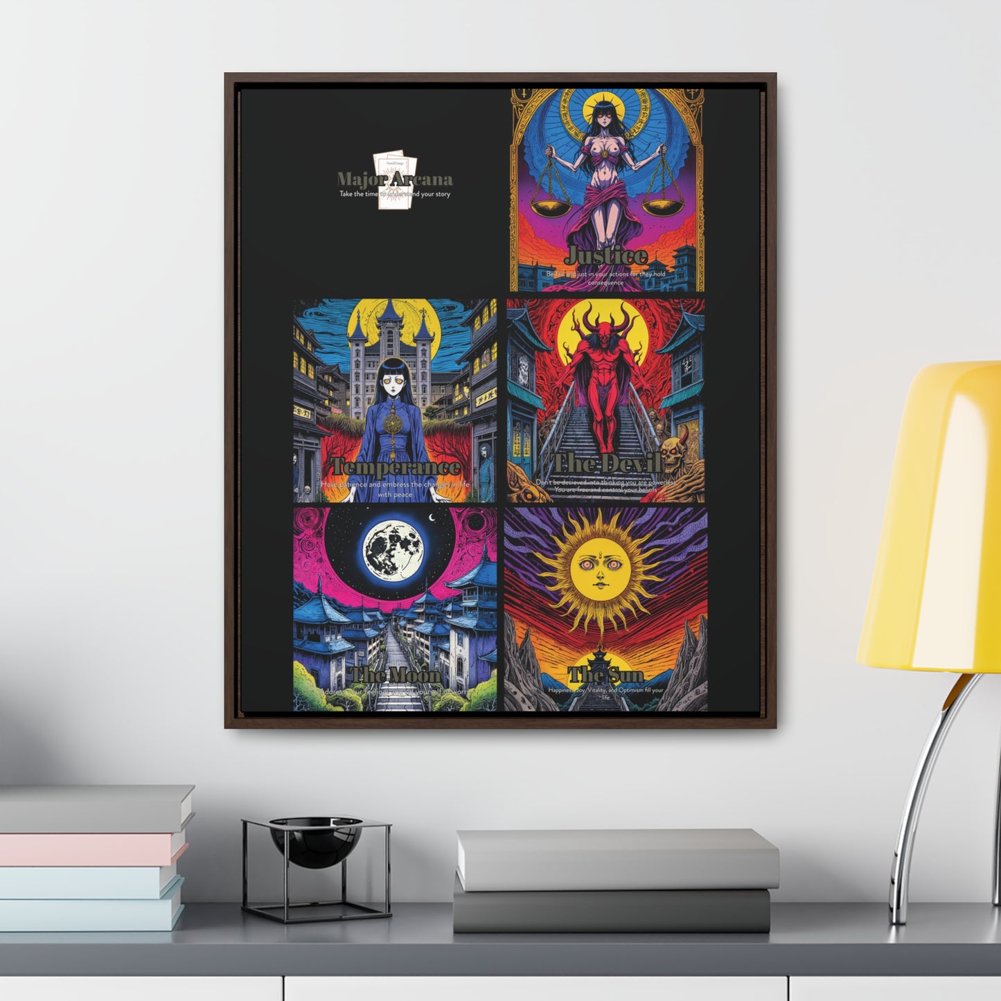 Major Arcana 3 of 4 - Framed Wall Art