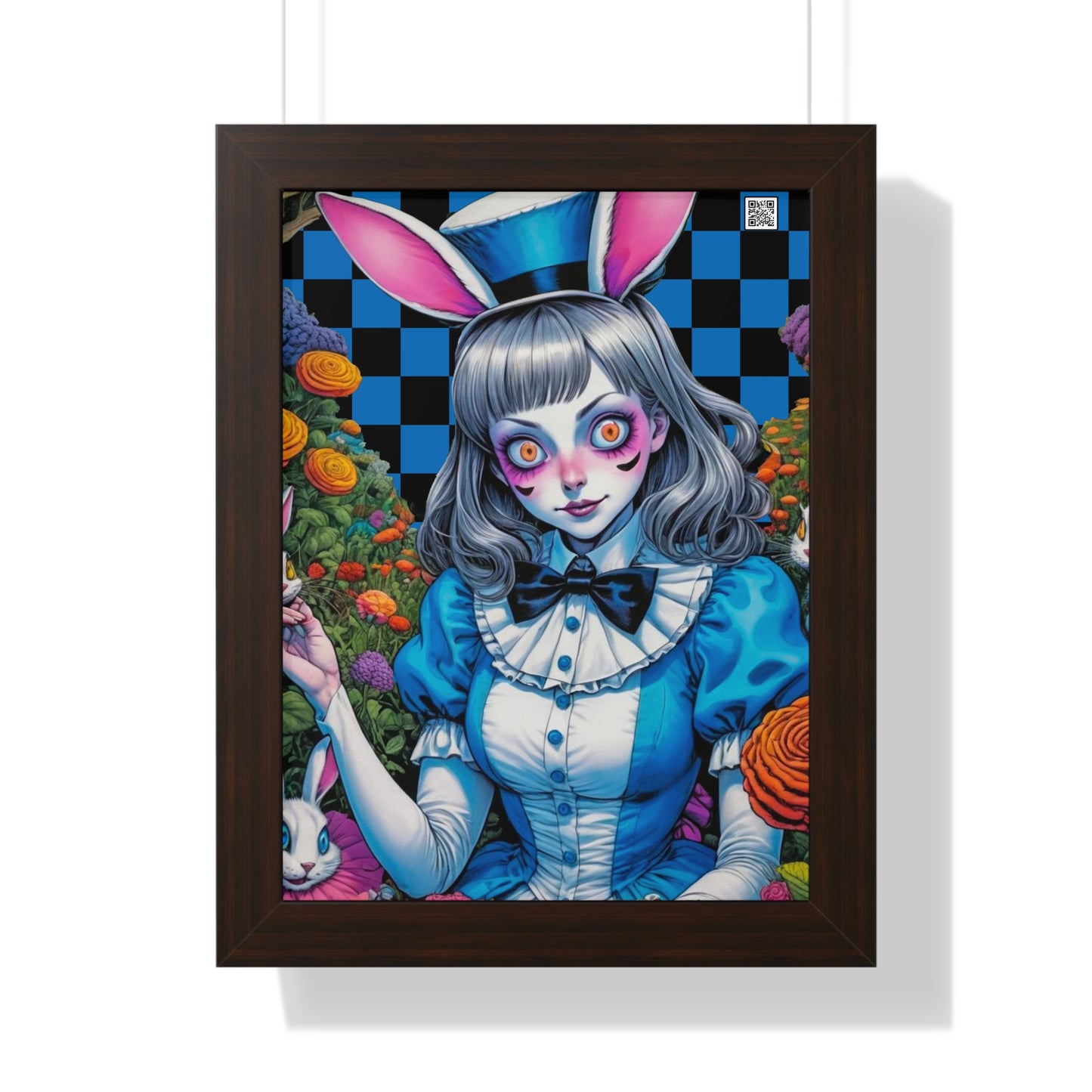 Alice Daydream V2 - Framed Vertical Poster