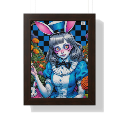 Alice Daydream V2 - Framed Vertical Poster