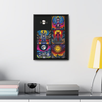 Major Arcana 3 of 4 - Framed Wall Art