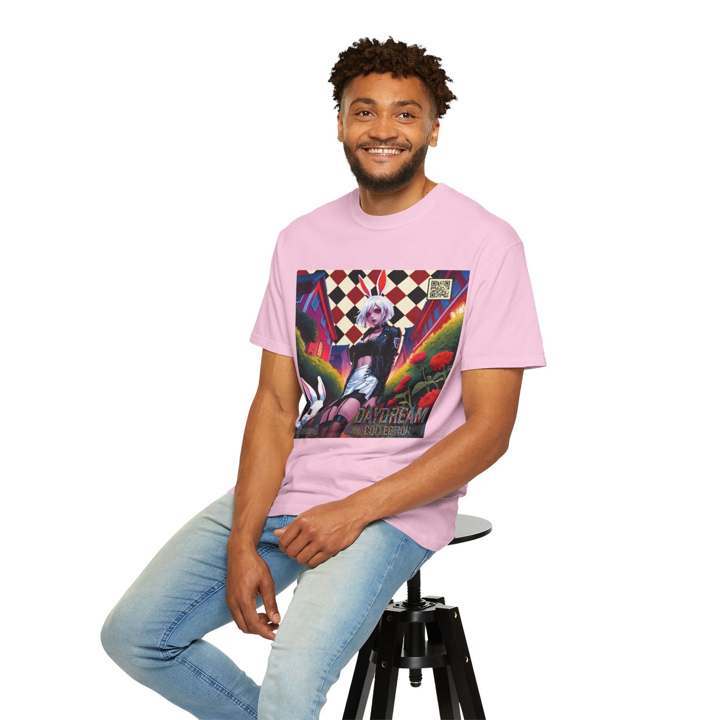 Black and Red V2 Checkered The Daydream Collection - Unisex T-shirt