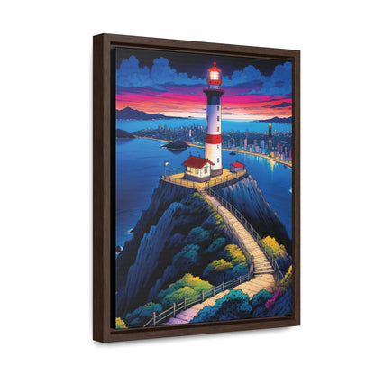 The Cliff Lighthouse 6 - Framed Wall Art